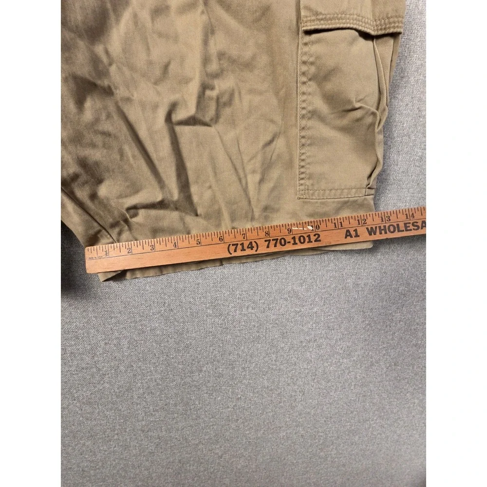 Wrangler Hero Mens 40 Tan Khaki Cargo Shorts Cotton Twill 60CMWGR